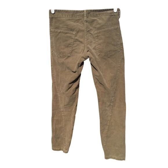 Sundance corduroy womens 4 equestrian western skinny pants southwest tan fall - Picture 4 of 9